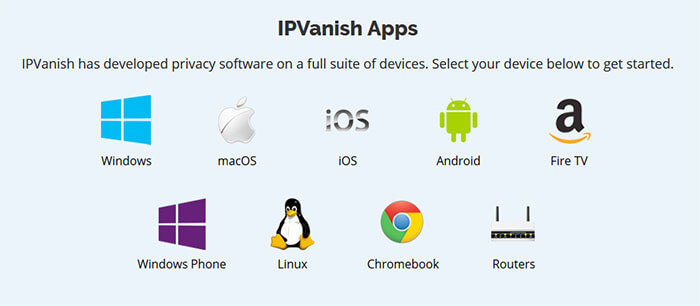 IPVanish apps