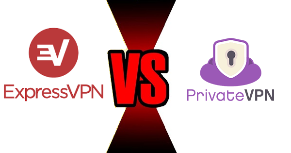 Vergleich ExpressVPN PrivateVPN
